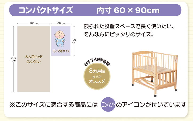 ベビーベッドを知って使いこなそう::ホクソンベビー